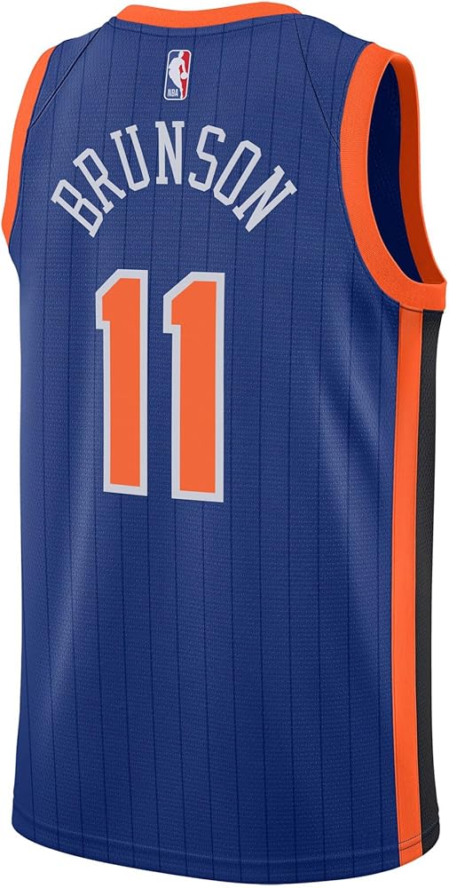 Amazon.com: Outerstuff Jalen Brunson New York Knicks NBA Blue #11